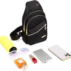 Small Sling Backpack for Women, Chest Bag Daypack Crossbody for Travel Sport Run